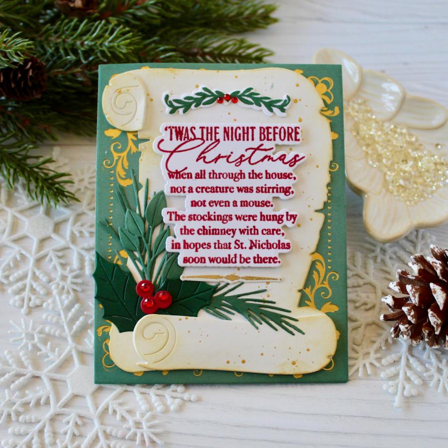 Merry Motifs Hot Foil Plate
