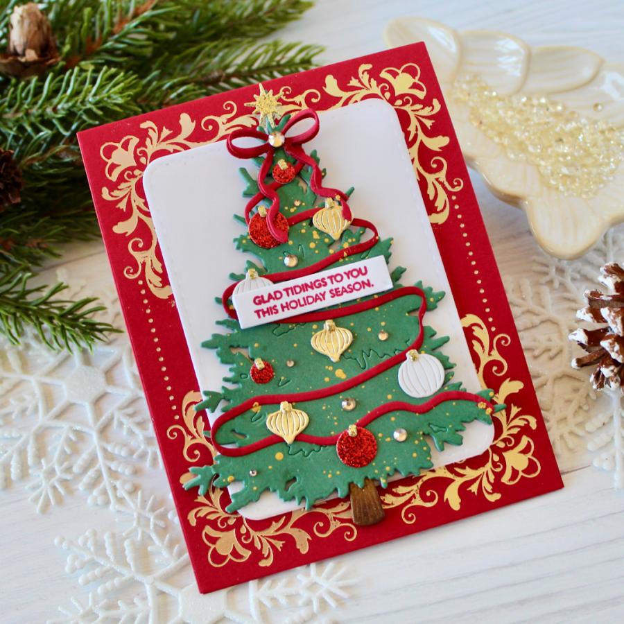 Merry Motifs Hot Foil Plate