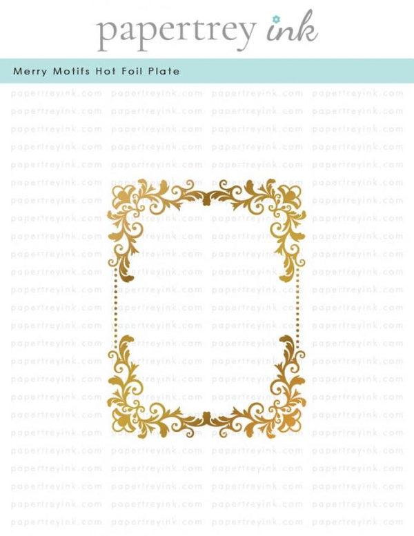 Merry Motifs Hot Foil Plate