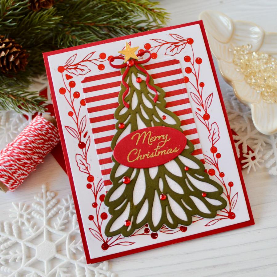 Beautiful Berries Hot Foil Plate