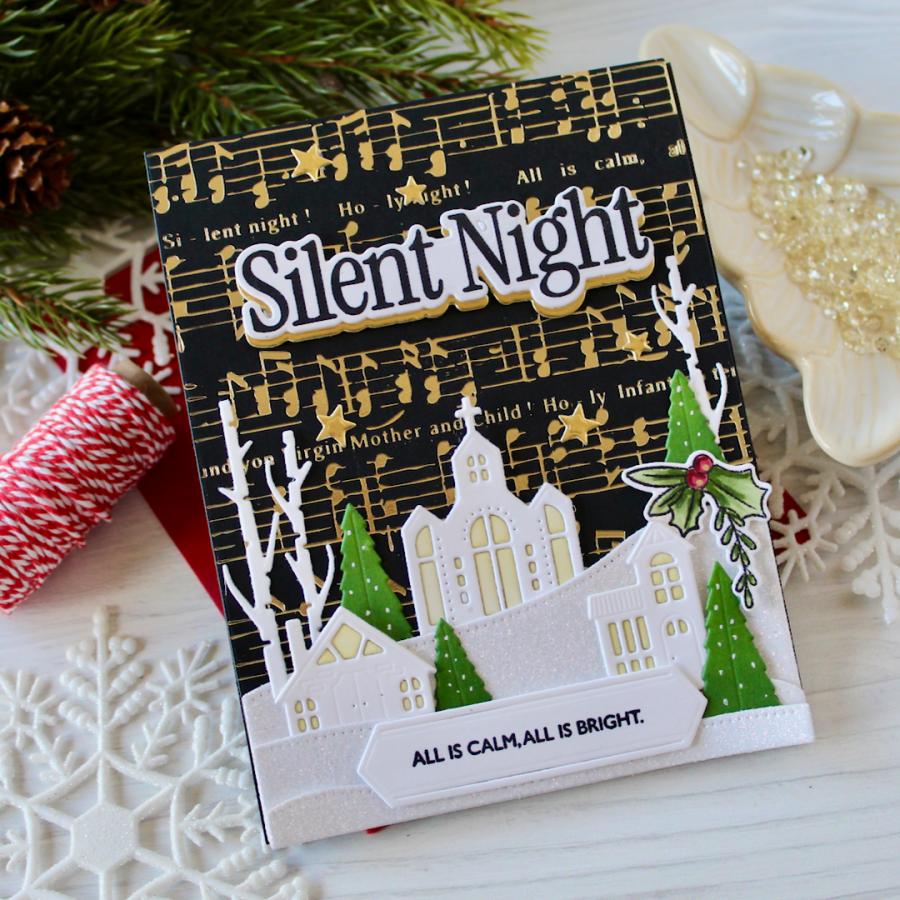 Silent Night Press Plate