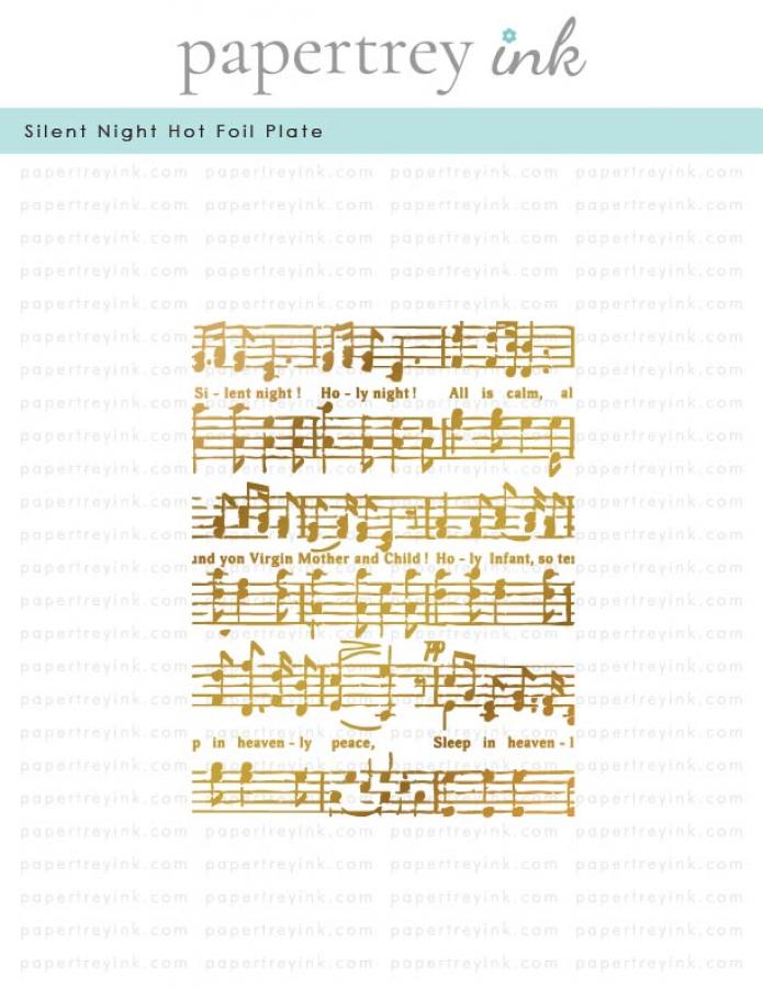 Silent Night Press Plate