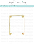 Deco Framework Hot Foil Plate Die