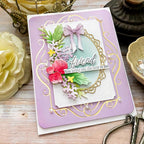 Filigree Frame Hot Foil Plate