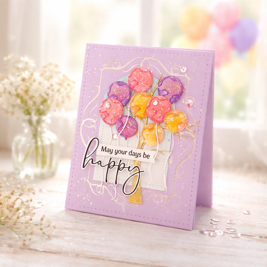Filigree Frame Hot Foil Plate