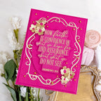 Filigree Frame Hot Foil Plate