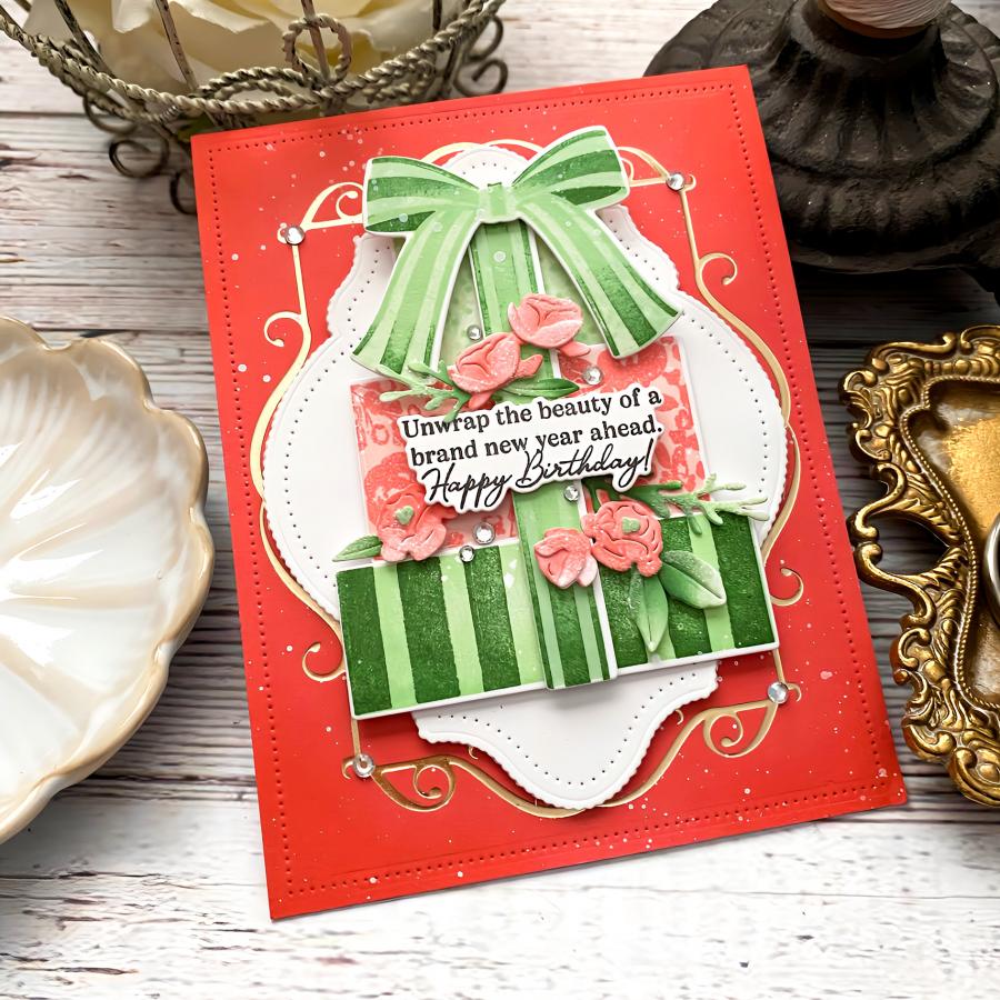 Filigree Frame Hot Foil Plate