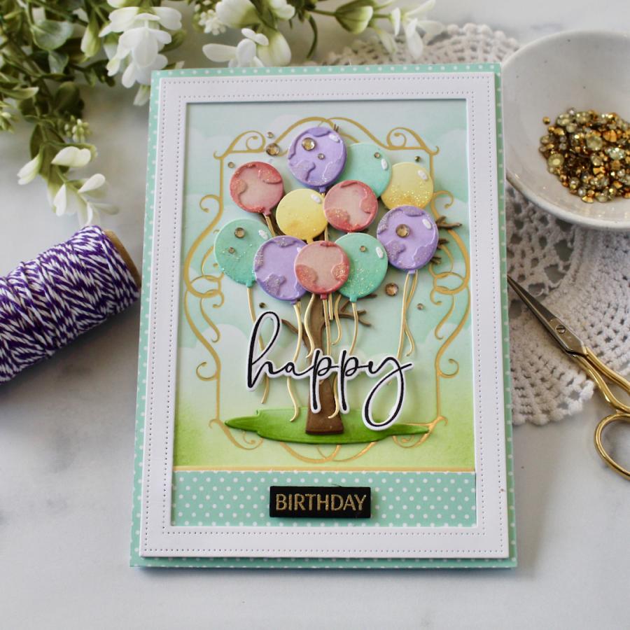 Filigree Frame Hot Foil Plate