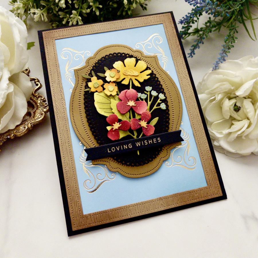 Regal Flourish Frame Hot Foil Plate