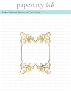 Regal Flourish Frame Hot Foil Plate