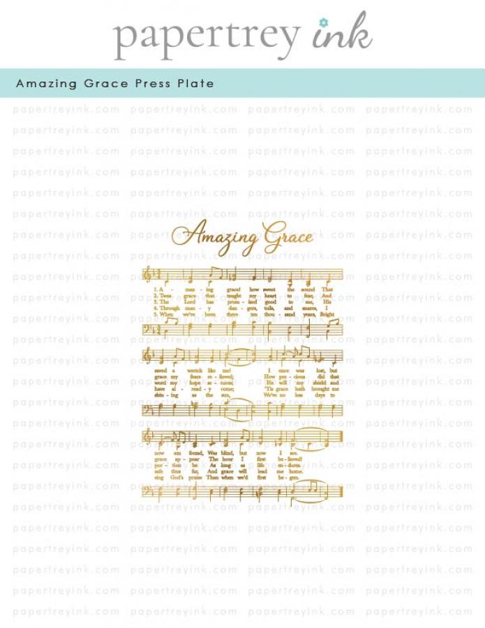 Amazing Grace Press Plate