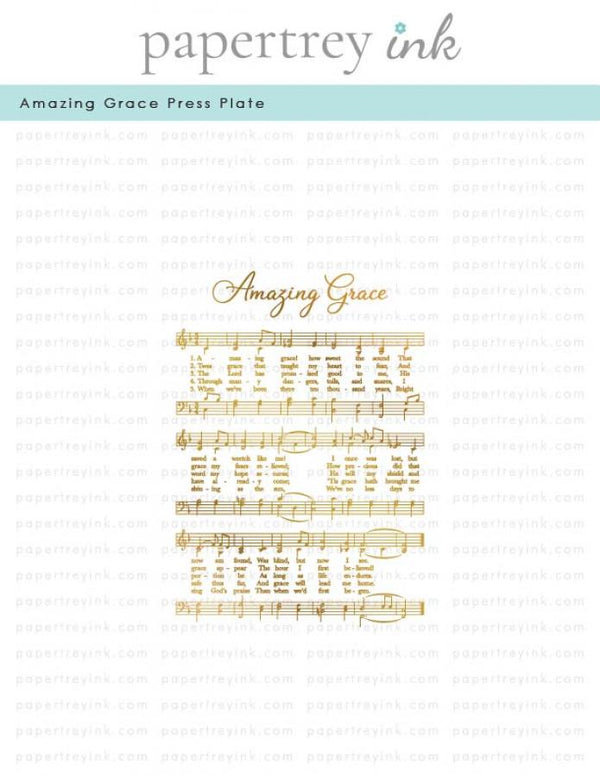 Amazing Grace Press Plate