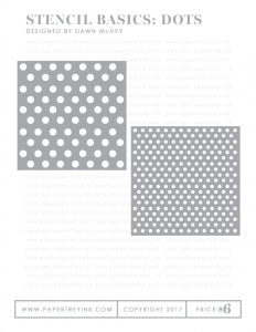 Stencil Basics: Dots Stencil Collection (set of 2)