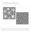 Snowfall Style Stencil Collection (set of 2)