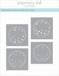 Big Balloon Stencil Collection: Stars (set of 4)
