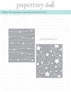 Night Sky Background Stencil Collection (set of 2)