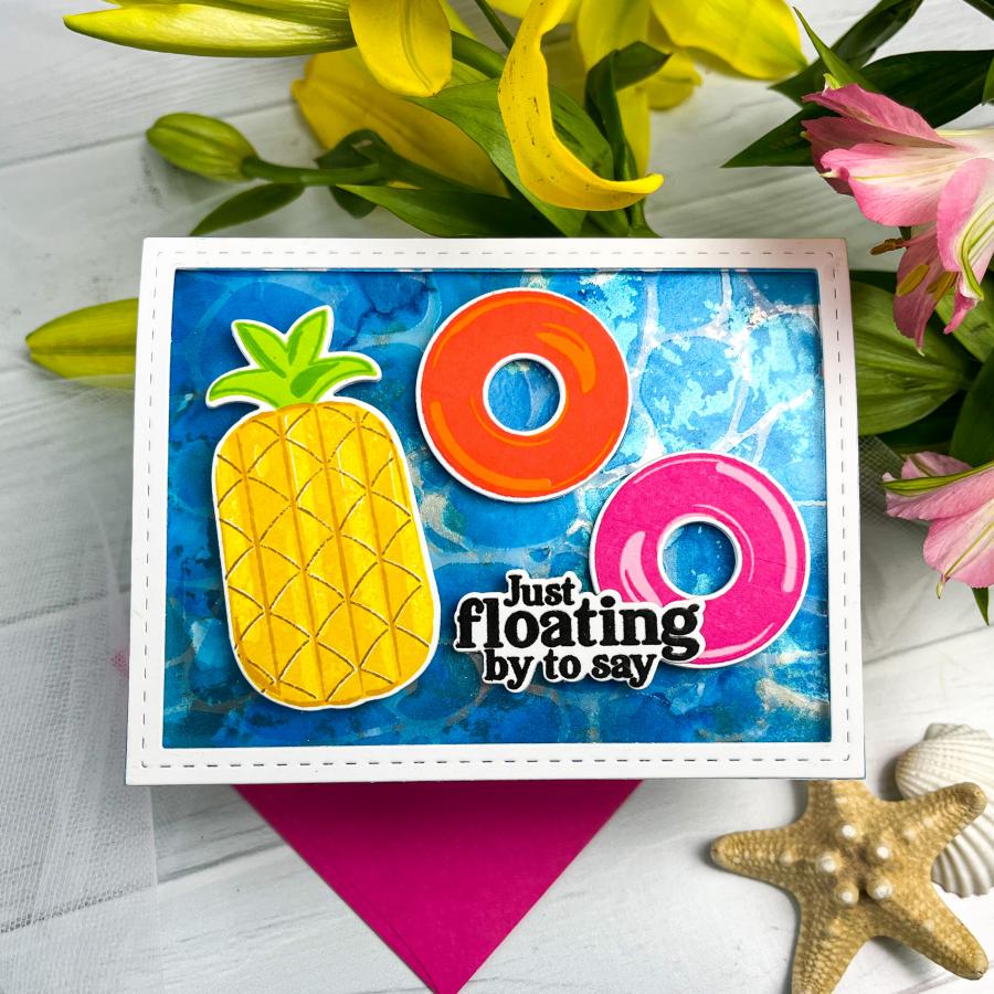 Pool Water Stencil Collection (set of 2)