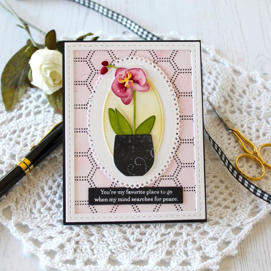 Dotted Hexagon Stencil Collection (set of 2)