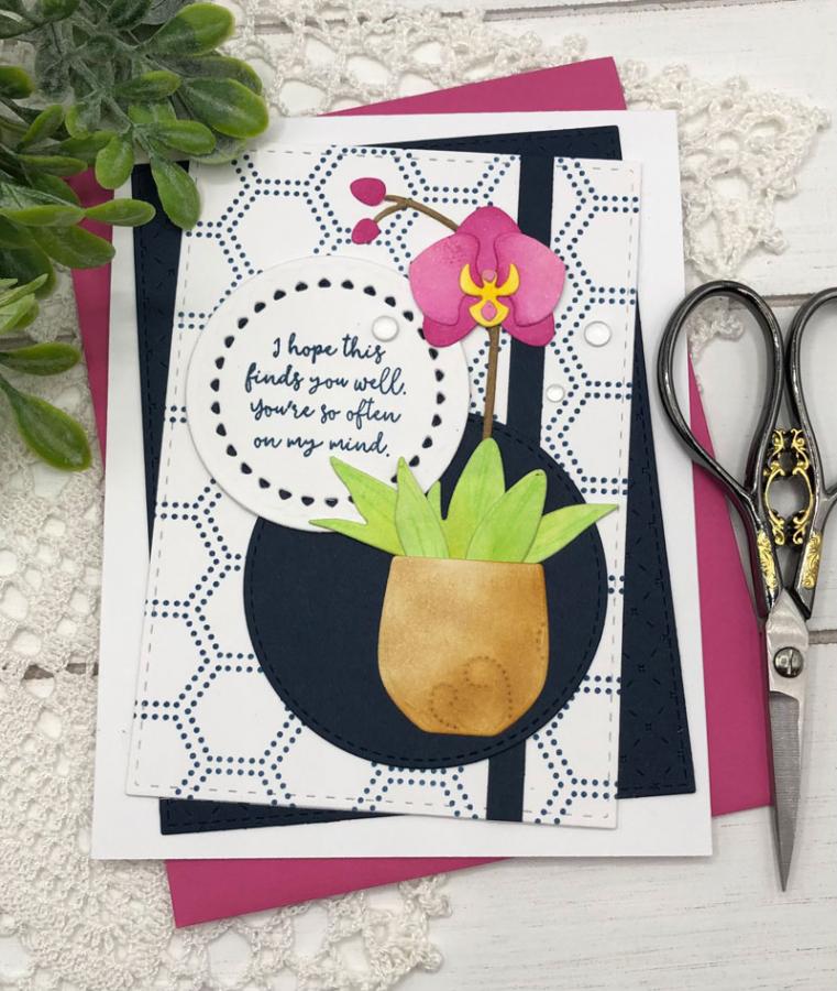 Dotted Hexagon Stencil Collection (set of 2)