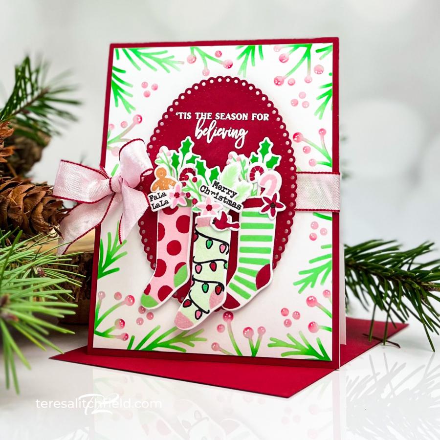 Holiday Berries Stencil Collection (set of 2)