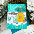 Geometric Snowflakes Stencil Collection (set of 2)