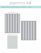 Simple Stitch Crochet Stencil Collection - Small  (set of 2)