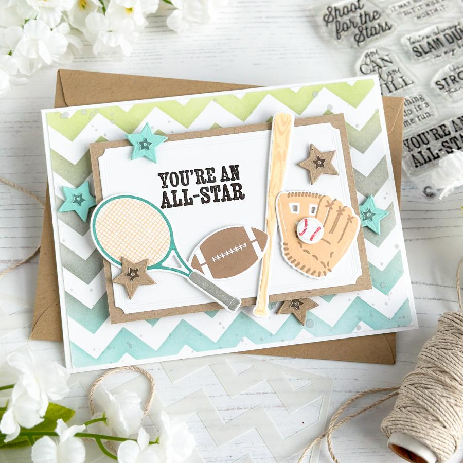 Chevron Stencil Collection - Horizontal (set of 2)
