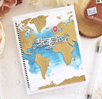 World Map Stencil Collection (set of 2)