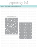 Open Your Heart Stencil Collection (set of 2)