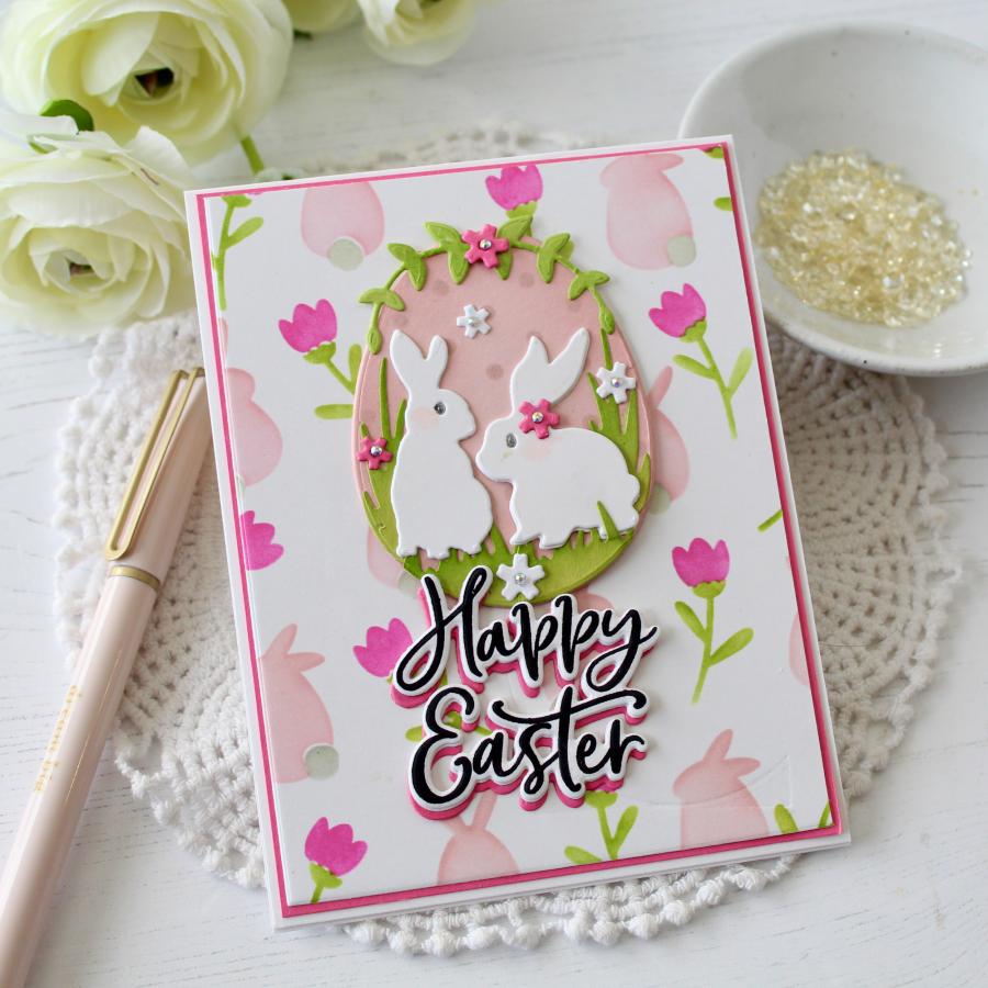 Delightful Bunnies Stencil Collection (set of 6)