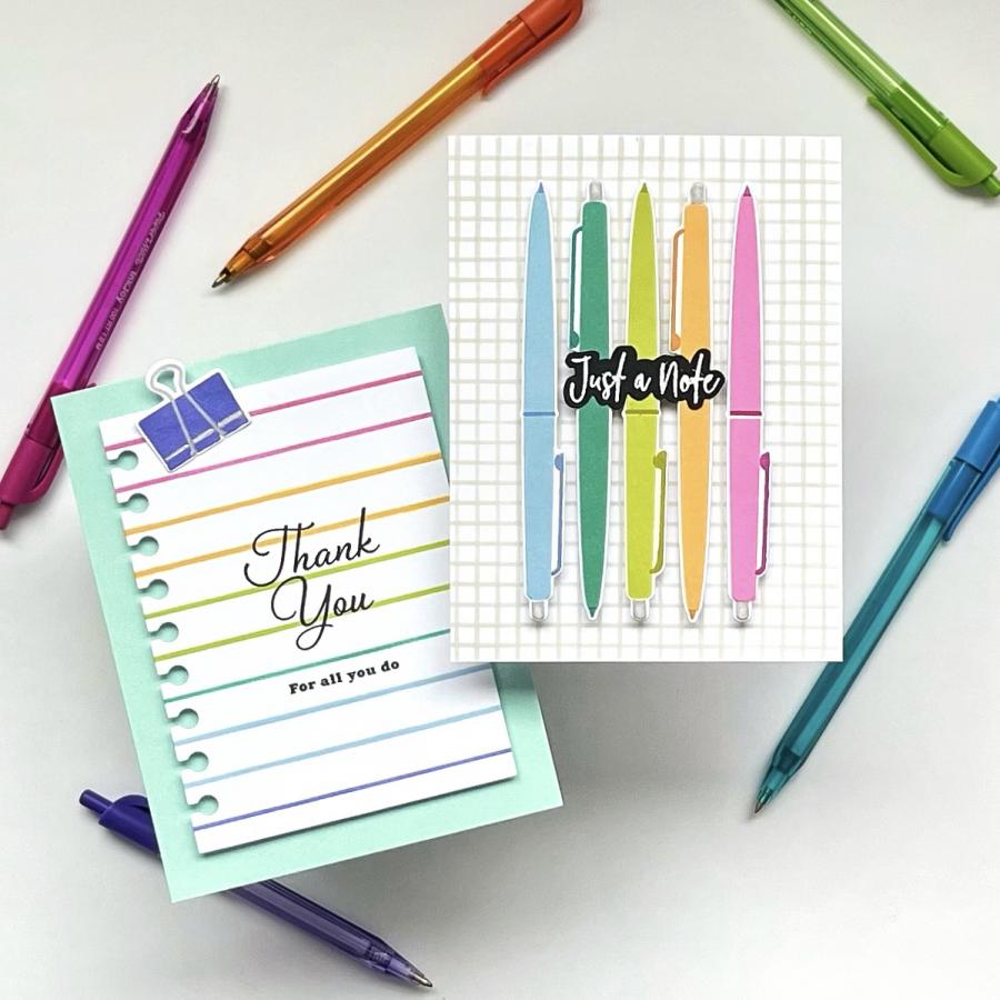Just Notes Stencil Collection (set of 4)