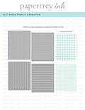 Just Notes Stencil Collection (set of 4)