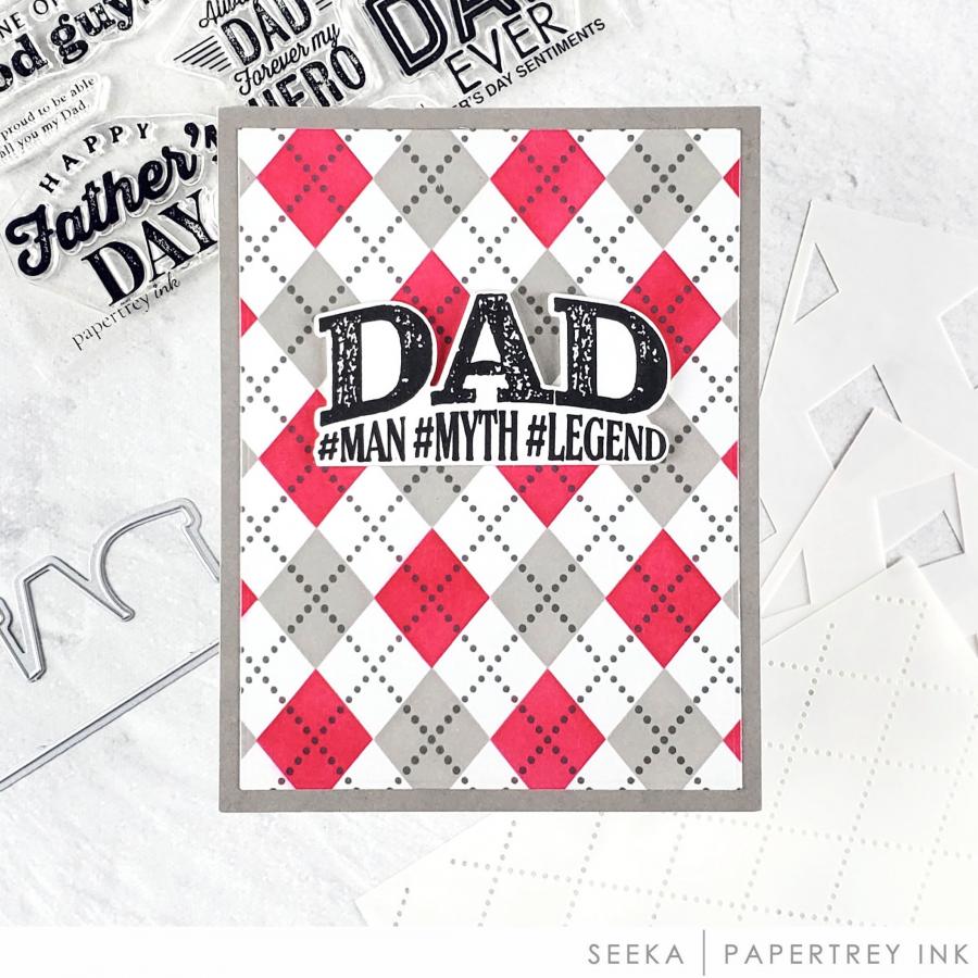 Argyle Stencil Collection (set of 3)