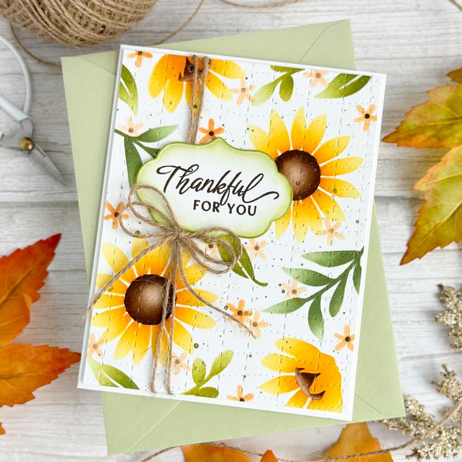 Sunflower Garden Stencil Collection (set of 6)