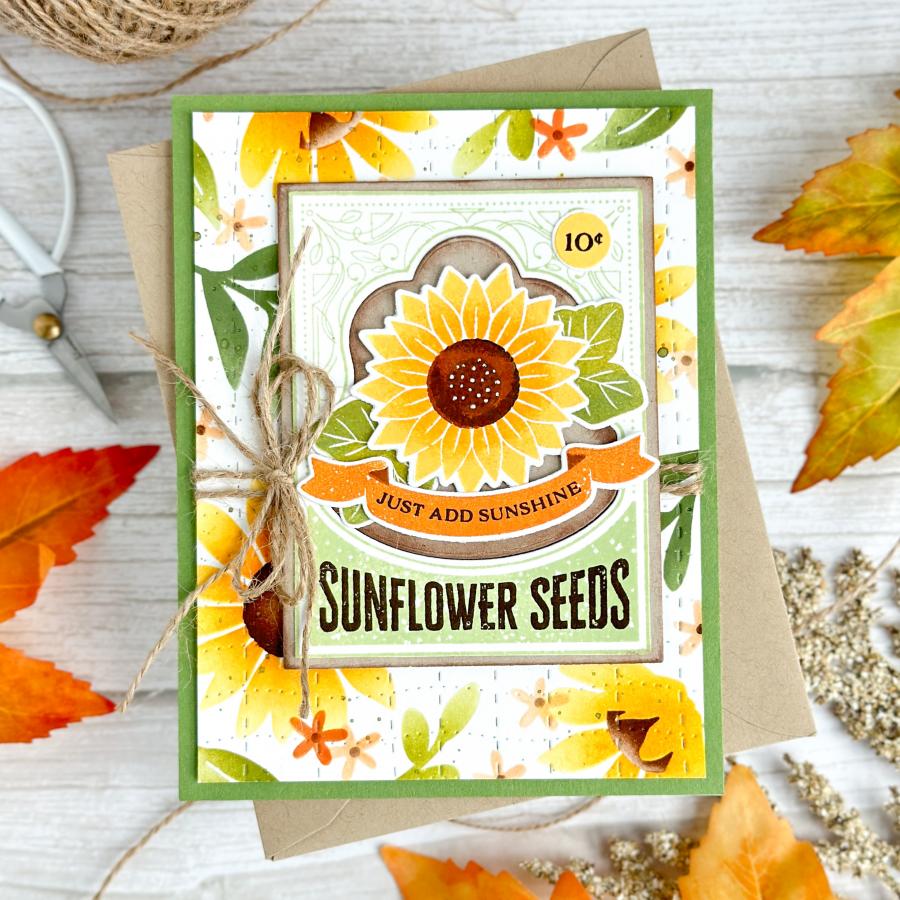 Sunflower Garden Stencil Collection (set of 6)