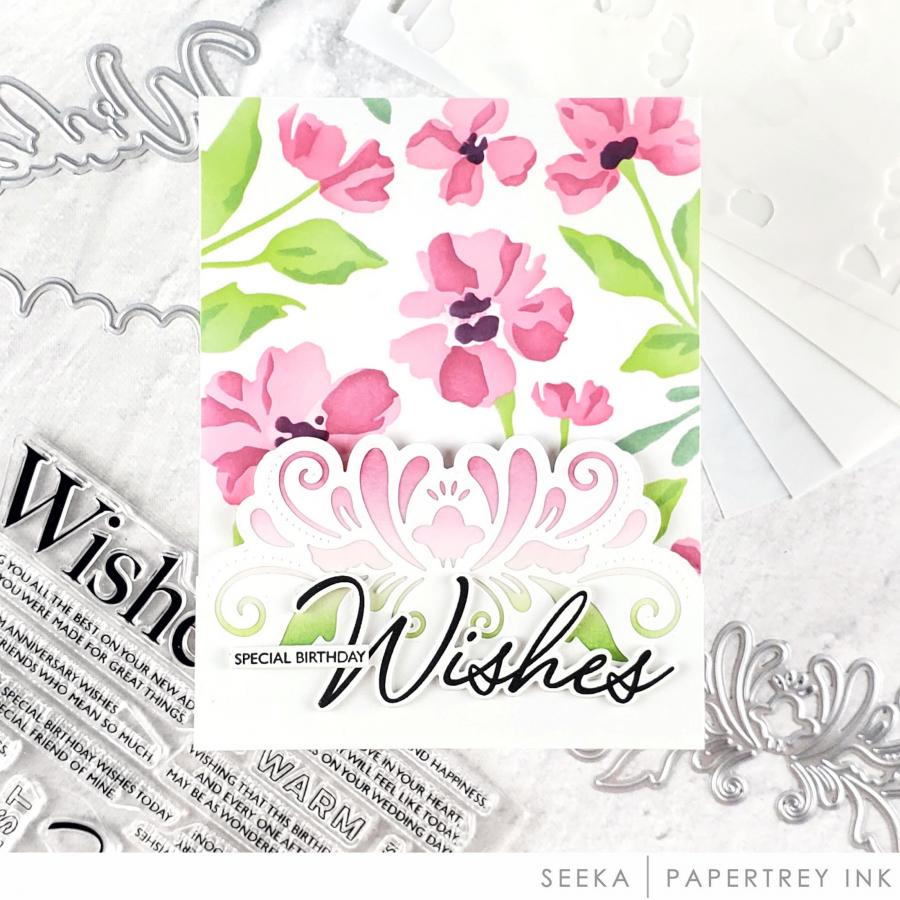 In the Meadow Stencil Collection (set of 6)