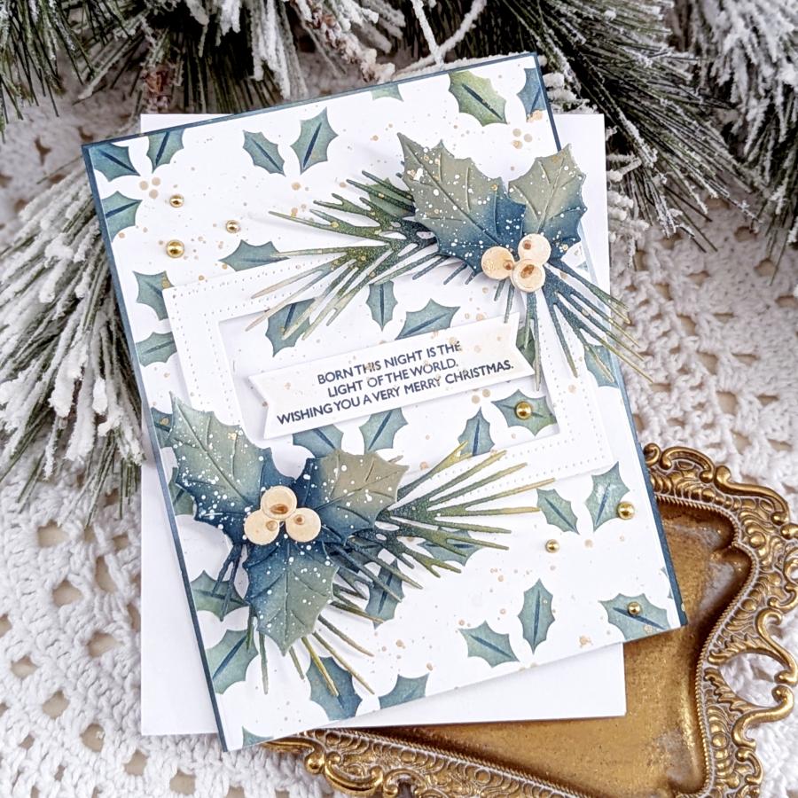 Holly Berries Stencil Collection (set of 3)