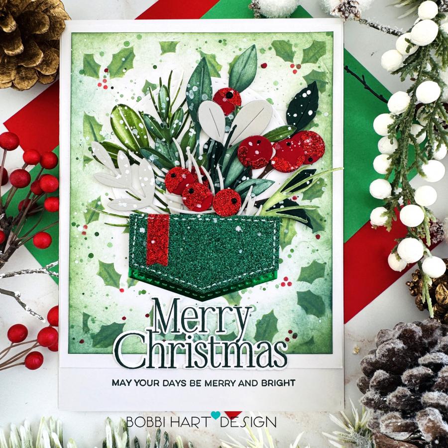 Holly Berries Stencil Collection (set of 3)