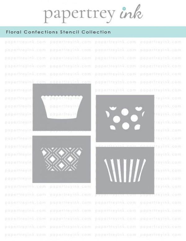 Floral Confections Stencil Collection (set of 4)