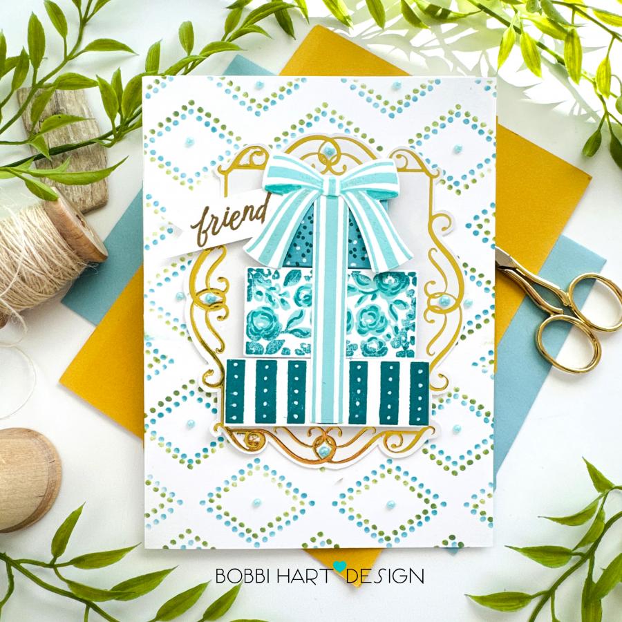 Dotted Diamonds Stencil Collection (set of 3)