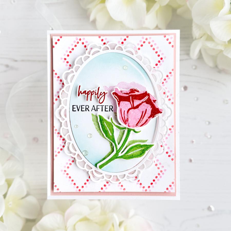 Dotted Diamonds Stencil Collection (set of 3)