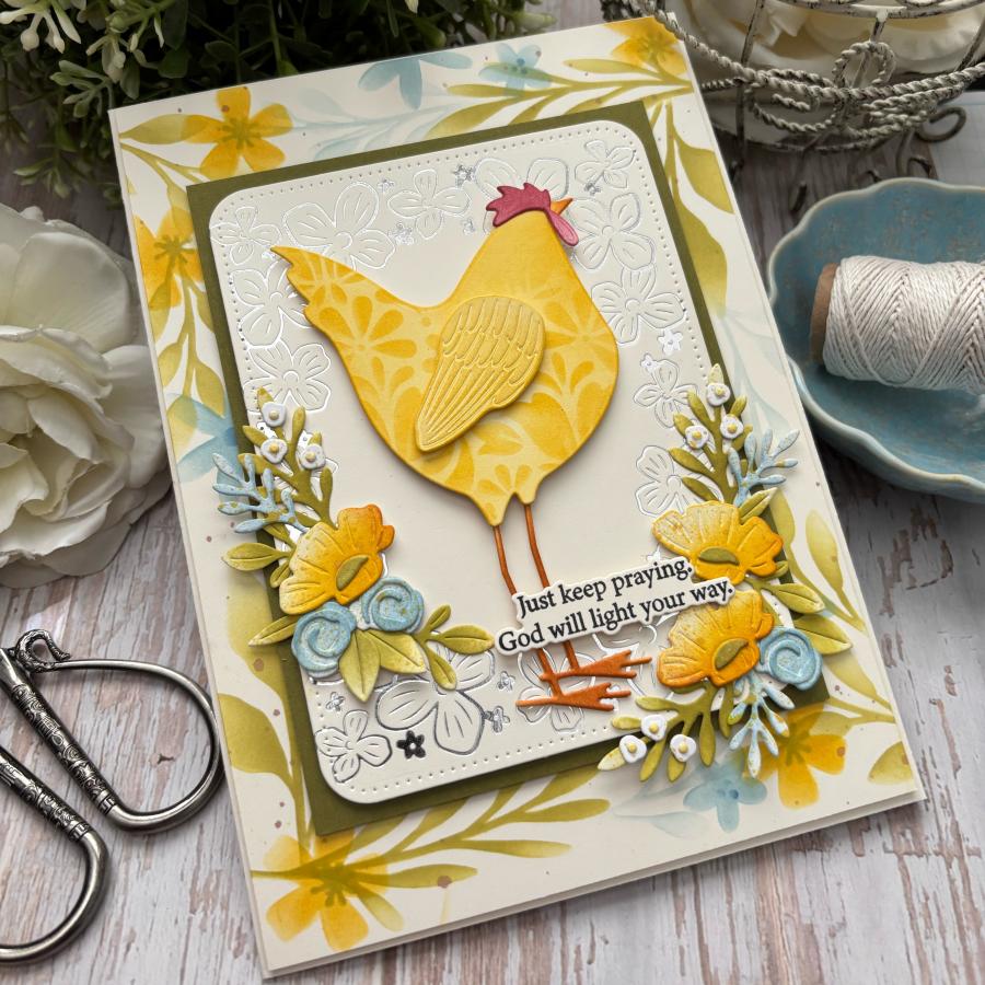 Country Rooster Stencil Collection (set of 3)