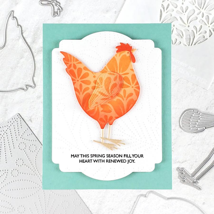 Country Rooster Stencil Collection (set of 3)