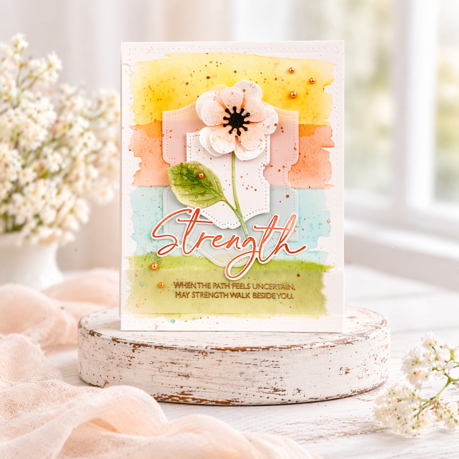 Brushstrokes Stencil Collection (set of 4)