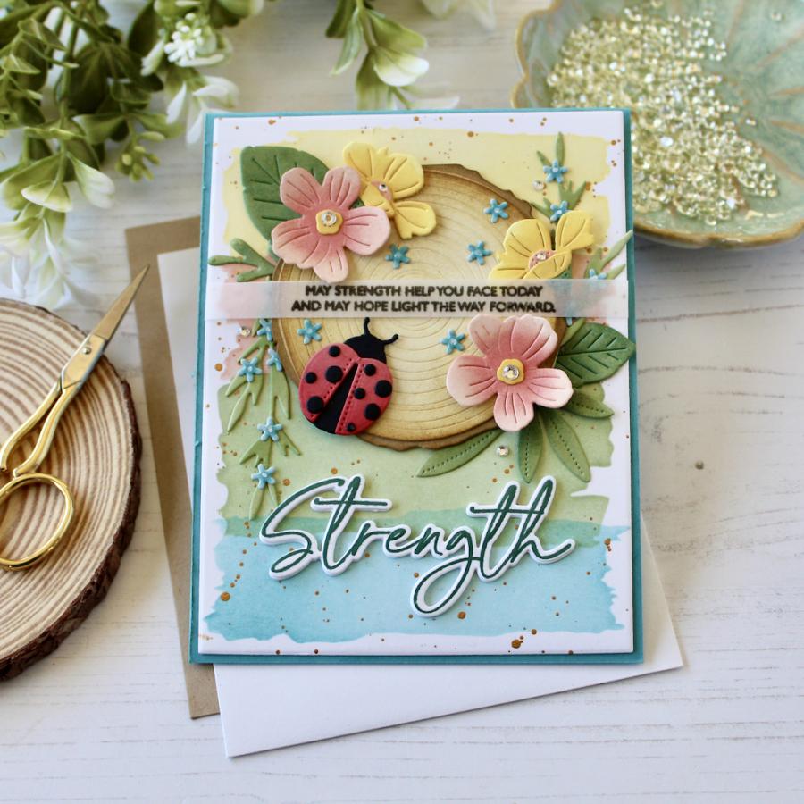Brushstrokes Stencil Collection (set of 4)
