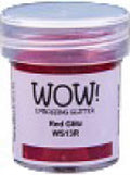 Wow Embossing Powder - Red Glitz